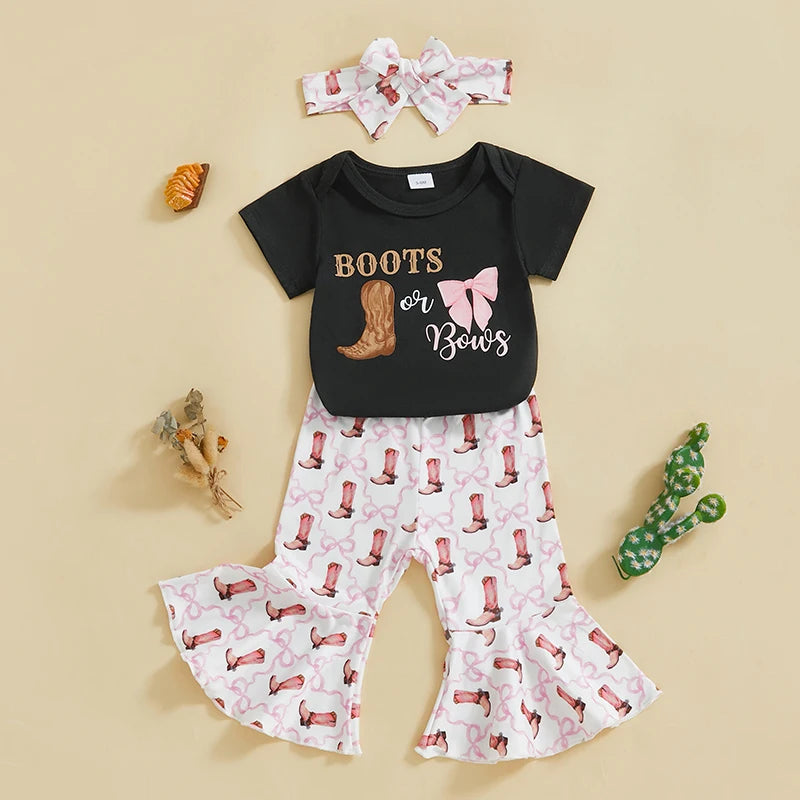 Boots & Bows Cowgirl Set