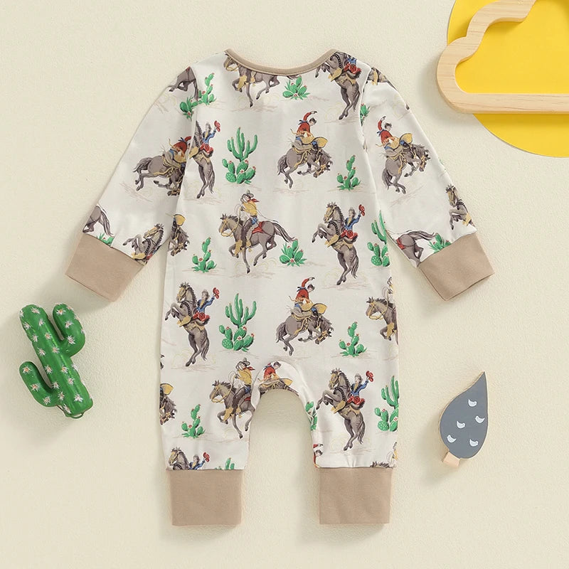 Wild West Zipper Romper