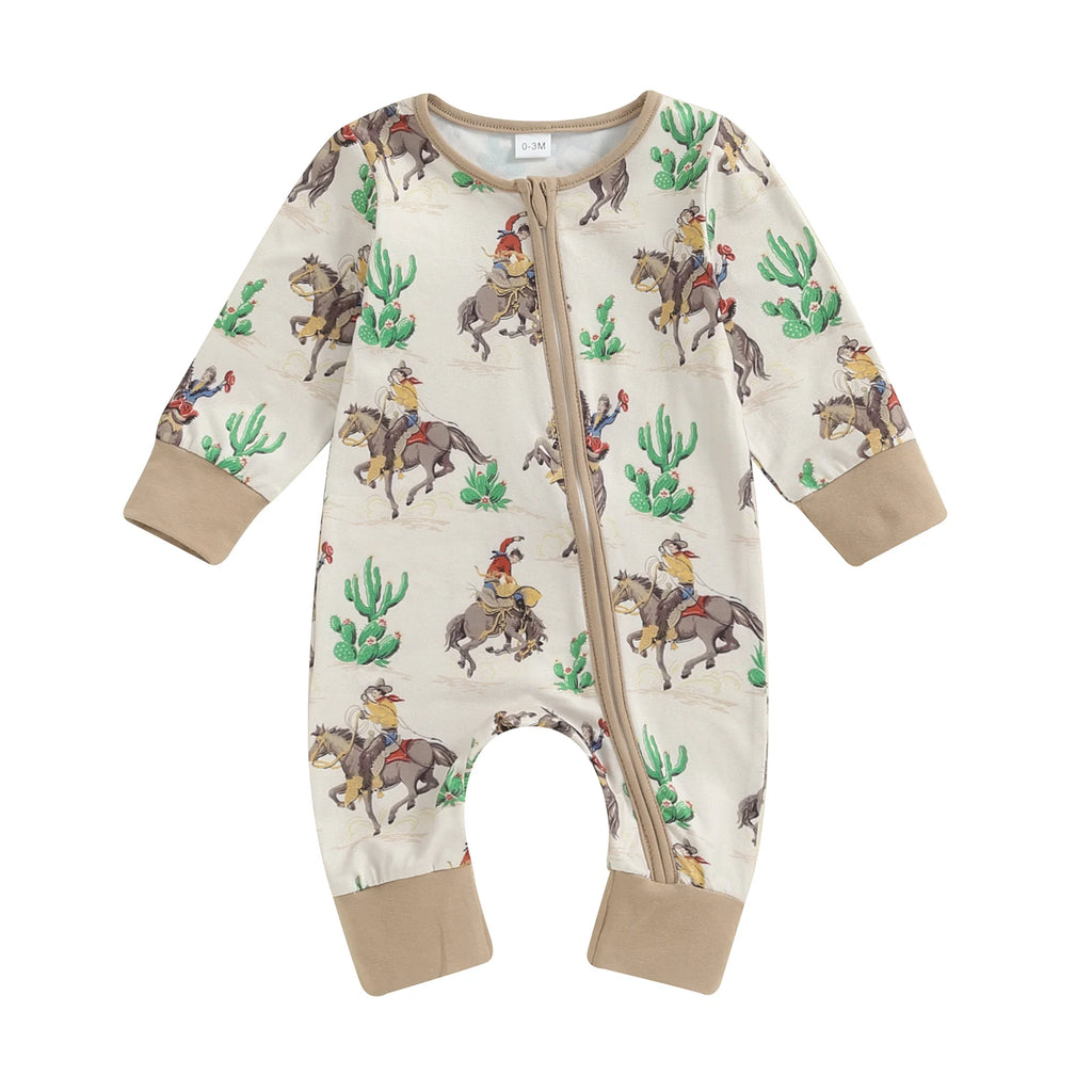 Wild West Zipper Romper