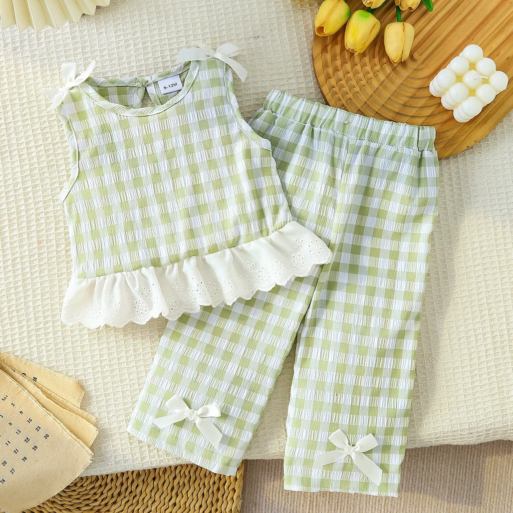 Gingham Sunshine Set
