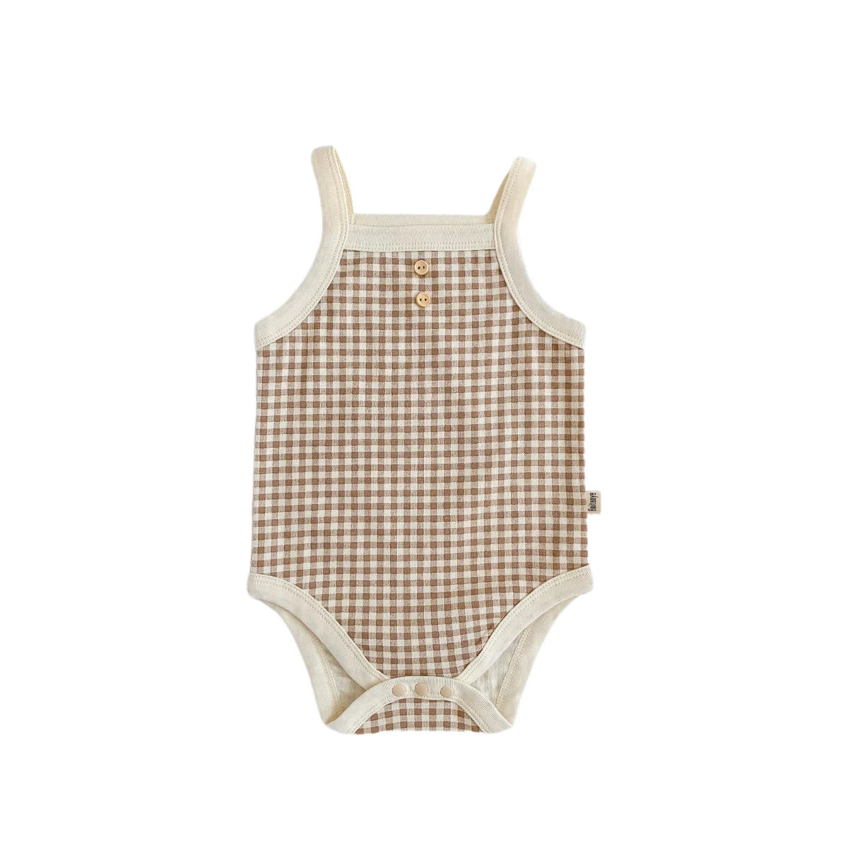 Gingham Meadow Romper