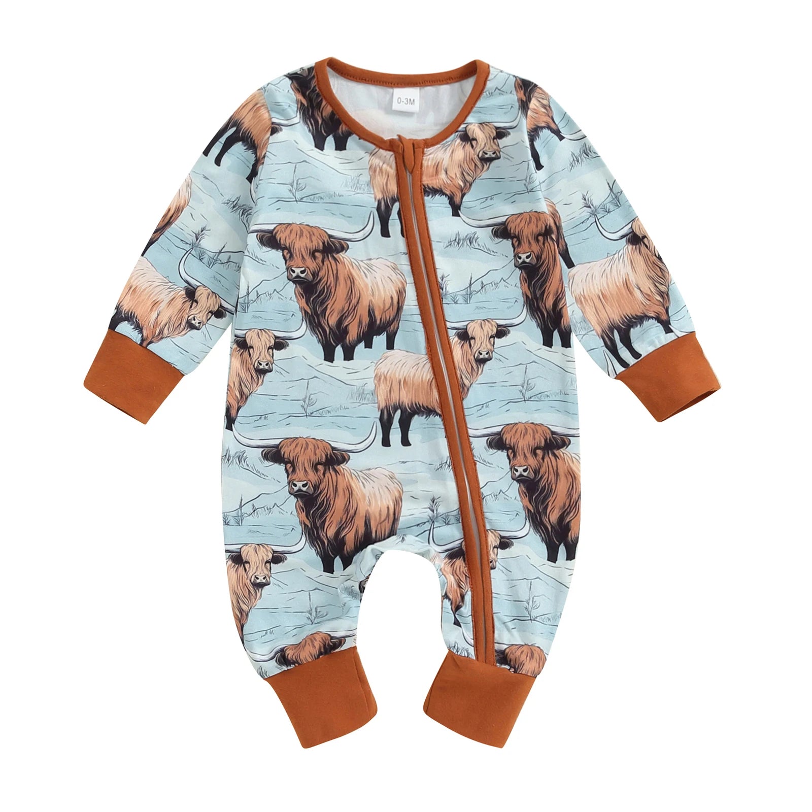 Wild West Zipper Romper