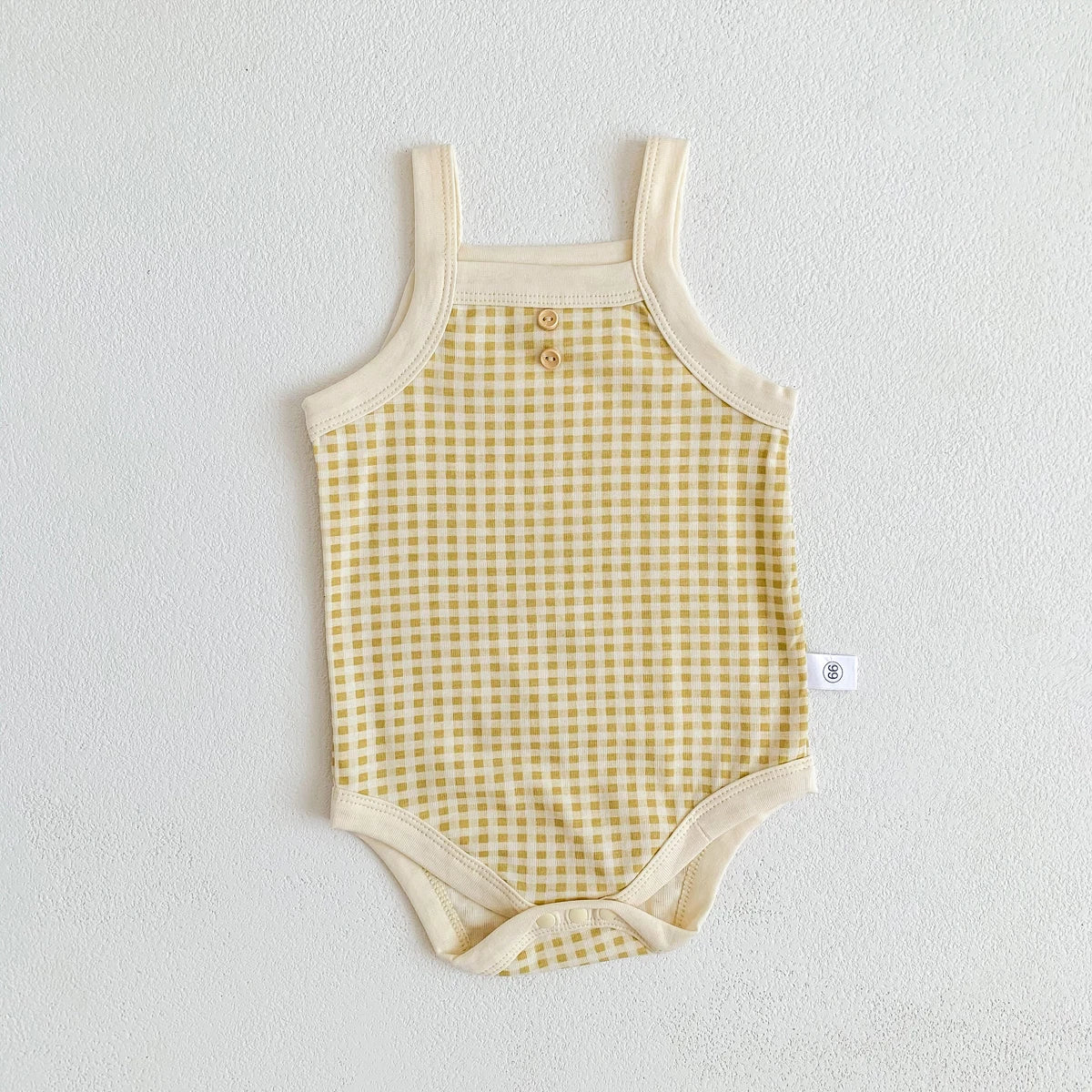 Gingham Meadow Romper