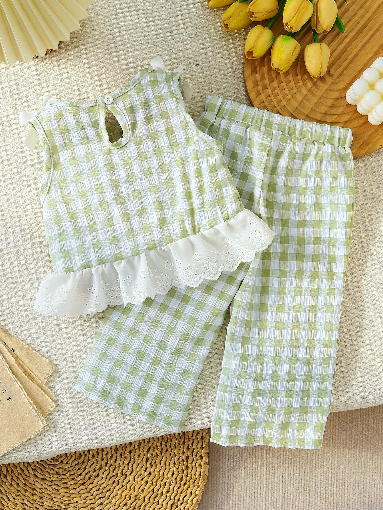 Gingham Sunshine Set