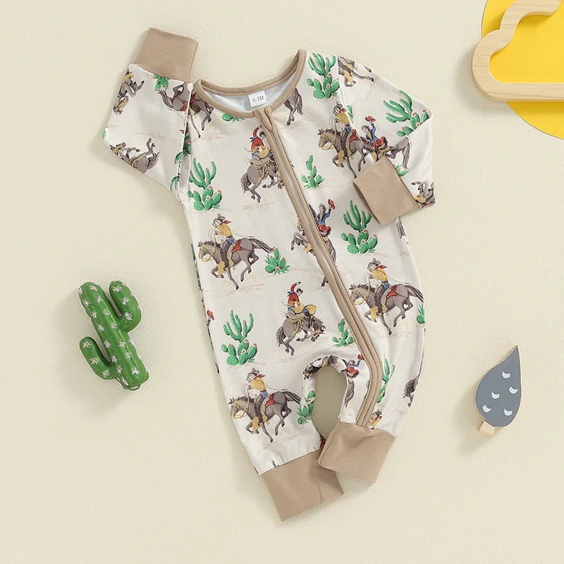 Wild West Zipper Romper